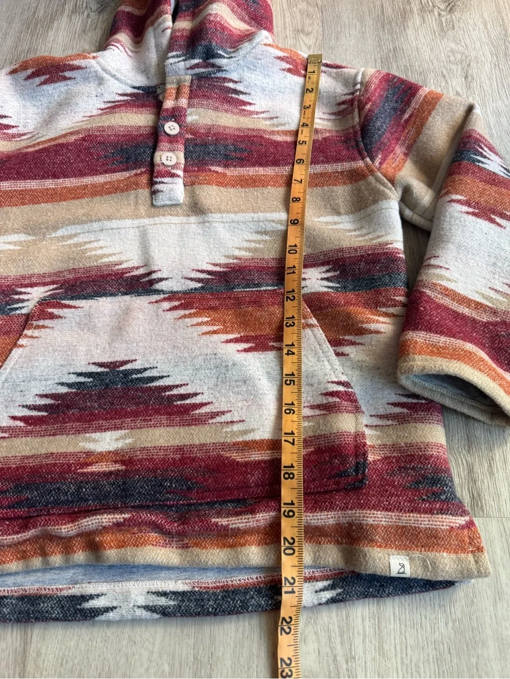 Me & Henry London Aztec Burgundy Rancho Jacket Poncho Southern Western Style 8yr